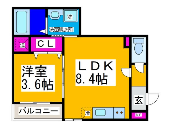 Maion de cotonの物件間取画像